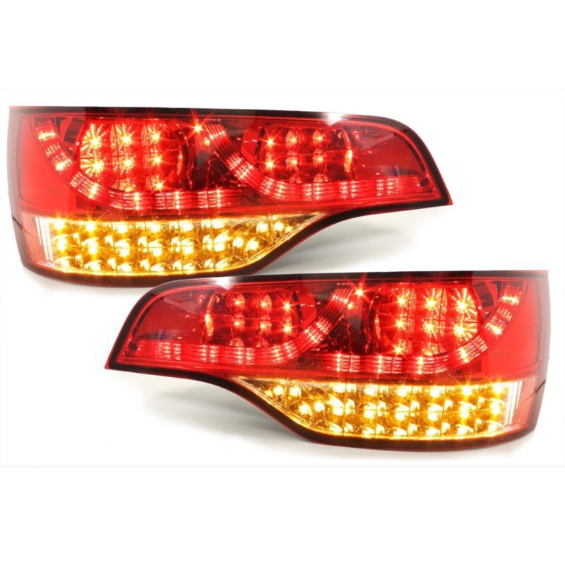 Πίσω φανάρια led Audi Q7 (2005-2009) - με άσπρο φλας - σετ 2τμχ. € 469,7