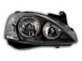 Φανάρια εμπρός angel eyes για Opel Corsa C(2001-2006) - μαύρα , χωρίς λάμπες (Η7) - σετ 2τμχ. € 309,5