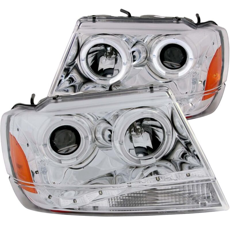 Φανάρια angel eyes CCFL για Jeep Grand Cherokee (1999-2005) - chrome € 391,1