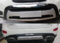 Εμπρόσθιο bull - bar και πίσω roll - bar για Hyundai Santa Fe (2010-2012) - ασημένια € 401,9