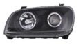 Φανάρια εμπρός angel eyes για Toyota Rav 4 (1994-2000) - μαύρα , με λάμπες (Η1) - σετ 2τμχ. € 253,1