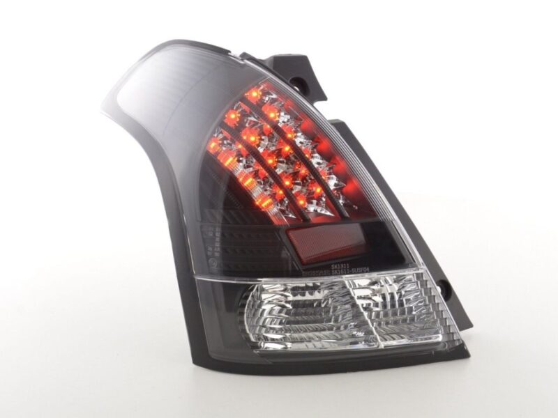 Πίσω φανάρια led για Suzuki Swift (2005-2010) - μαύρα - σετ 2τμχ. € 301,1