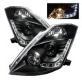 Φανάρια εμπρός led για Nissan 350Z (2003-2005) , με λάμπες (Η1) - σετ 2τμχ. € 631,7