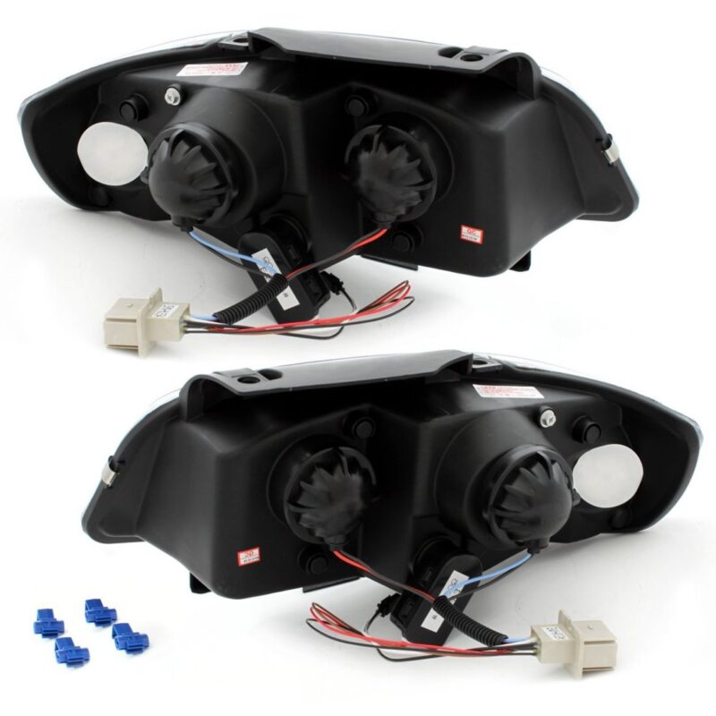 Φανάρια εμπρός led για Seat ibiza 6K2 (2000-2002) - μαύρα , με λάμπες (Η1) - σετ 2τμχ. € 433,1