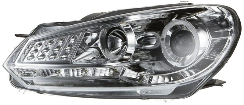 Φανάρια εμπρός led για Vw Golf 6 , με λάμπες (Η1) - σετ 2τμχ. € 451,1