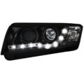 Φανάρια εμπρός led για Skoda Fabia (1999-2007) , μαύρα , με λάμπες (Η1) - σετ 2τμχ. € 424,7