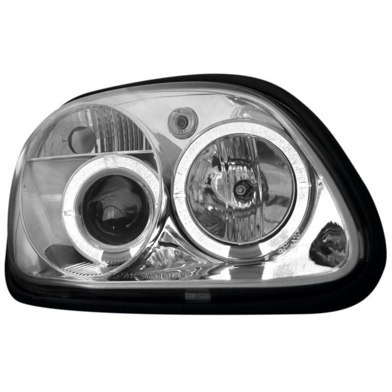 Φανάρια εμπρός angel eyes για Mercedes R170 SLK (1996-2004) , με λάμπες (Η1) - σετ 2τμχ. € 467,3