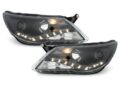 Φανάρια εμπρός led για Vw Tiguan (2007-2011) , black , με λάμπες (Η1) - σετ 2τμχ. € 571,7