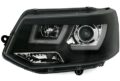 Φανάρια εμπρός led για Vw Transporter T5 (2009+) - μαύρα , με λάμπες (Η1) - σετ 2τμχ. € 601,1