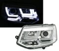 Φανάρια εμπρός led για Vw Transporter T5 (2003-2009) - chrome , με λάμπες (Η1) - σετ 2τμχ. € 601,1