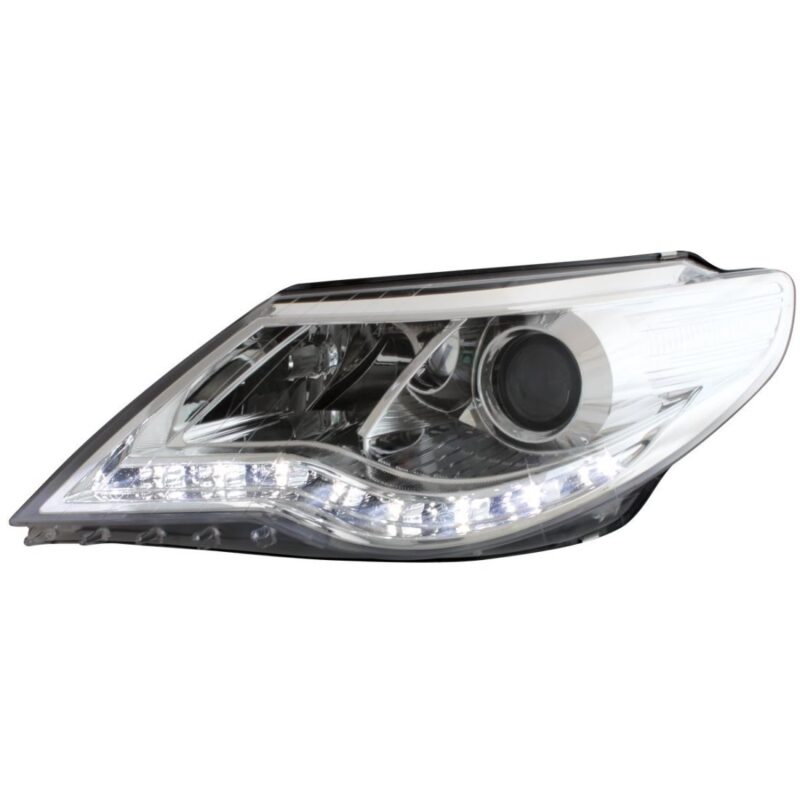 Φανάρια εμπρός led για Vw Passat CC (2008-2012) - chrome , με λάμπες (Η1) - σετ 2τμχ. € 463,7