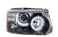 Φανάρια εμπρός led angel eyes για Land Rover /Range Rover Sport ((2009+) - μαύρα , με λάμπες (Η1) - σετ 2τμχ. € 841,7