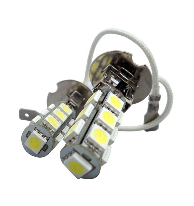 Led λάμπα Η3 με 9 led - 1τμχ. € 7,1