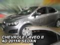 Ανεμοθραύστες για Chevrolet Aveo (2011+) sedan - 4 τμχ. εμπρός και πίσω € 103,9