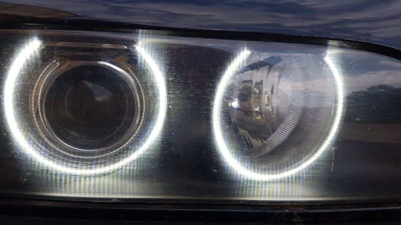 Δαχτυλίδια angel eyes για BMW E39 OEM με εργοστασιακά angel eyes - με 66 led € 64,1