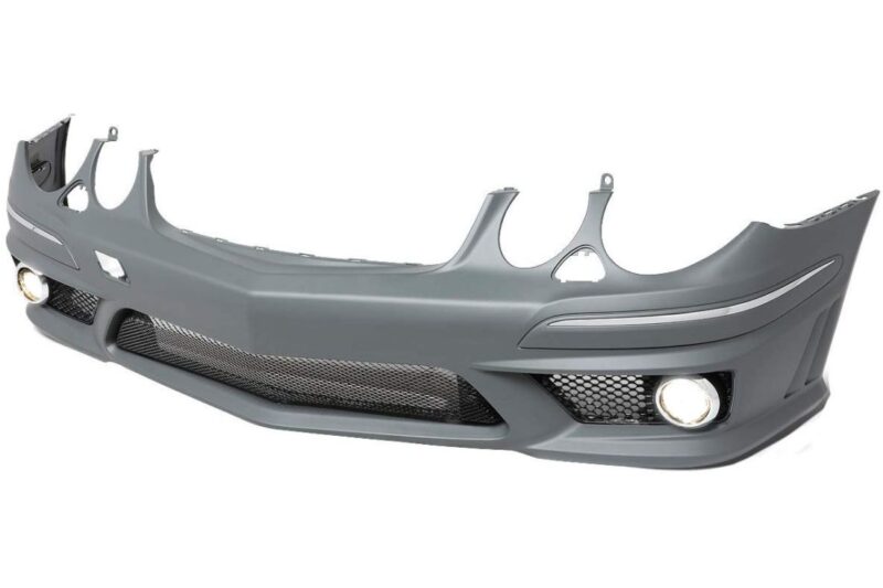 Προφυλακτήρας εμπρός για Mercedes W211 E-Class (2006-2009) - AMG Design χωρίς ανοίγματα , με πιτσιλήθρες - Taiwan € 648,9