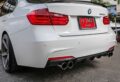 Diffuser για 2 εξατμίσεις για BMW F30 (2011+) - M pack € 201,9