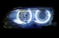 Φανάρια εμπρός angel eyes για BMW E46 sedan (2001-2005) - μαύρα με CCFL , χωρίς λάμπες (Η7) - σετ 2τμχ. € 460,1