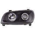 Φανάρια εμπρός angel eyes για Toyota Rav 4 (1994-2000) - μαύρα , με λάμπες (Η1) - σετ 2τμχ. € 253,1