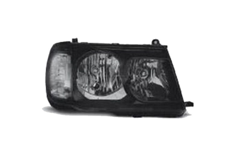 Φανάρια εμπρός για Toyota Land Cruiser FJ100 (1998-2004) - μαύρα , με λάμπες (Η1) - σετ 2τμχ. € 229,1