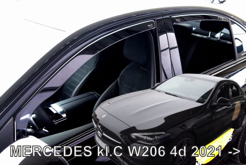 Ανεμοθραύστες για Mercedes C W206 4D (2021+) Sedan - 4 τμχ. εμπρός και πίσω € 103,9