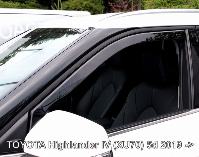 Ανεμοθραύστες για Toyota Highlander IV (XU70) 5D (2019+) - 2 τμχ. εμπρός € 84,9