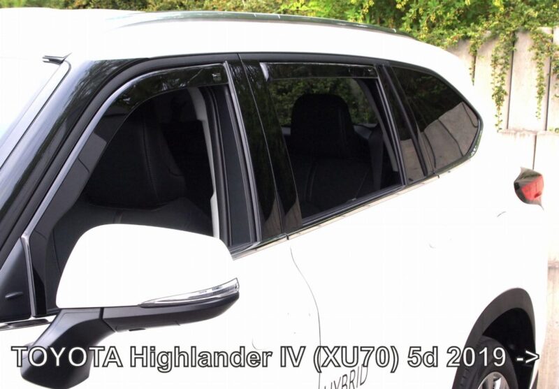 Ανεμοθραύστες για Toyota Highlander IV (XU70) 5D (2019+) - 4 τμχ. εμπρός και πίσω € 103,9