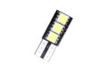 Led λάμπα τύπου Τ10 10W με 3 SMD led από τη μία πλευρά - CANBUS - 1τμχ. € 4,7