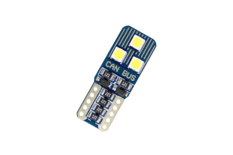 Led λάμπα τύπου T10 με 6 led 3030 - CANBUS - 1τμχ. € 4,7