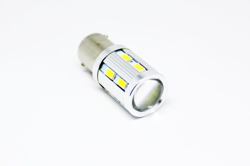 Led λάμπα BA15S με 16 ultra bright led και προτζέκτορα - 1τμχ. € 13,1