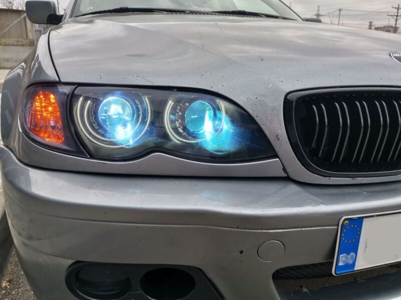 Δαχτυλίδια angel eyes για BMW E46 coupe (1998-2003) / BMW E46 Sedan, Combi (1998-2005) - Λευκό χρώμα € 28,1