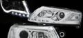 Φανάρια εμπρός led lightbar για Audi A6 4F (2004-2008) - chrome , με λάμπες (Η1) - σετ 2τμχ. € 493,7