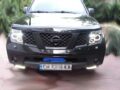 Φανάρια εμπρός led angel eyes για Nissan Navara / Pathfinder (2005-2009) - μαύρα , με λάμπες (Η1) - σετ 2τμχ. € 310,1