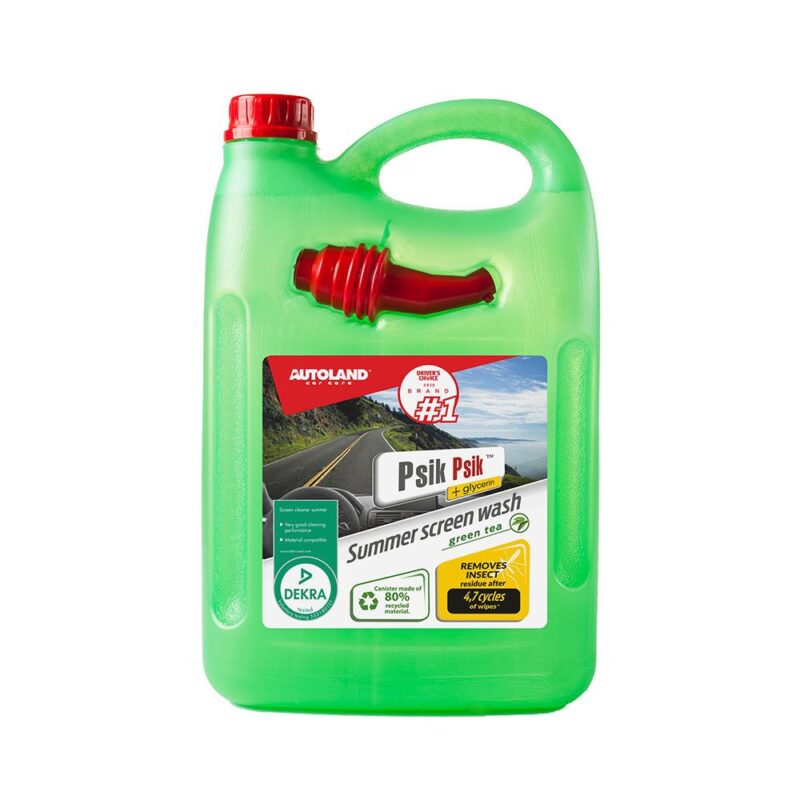 Καλοκαιρινό καθαριστικό παρμπρίζ Summer screenwash/green tea/4L € 9,9