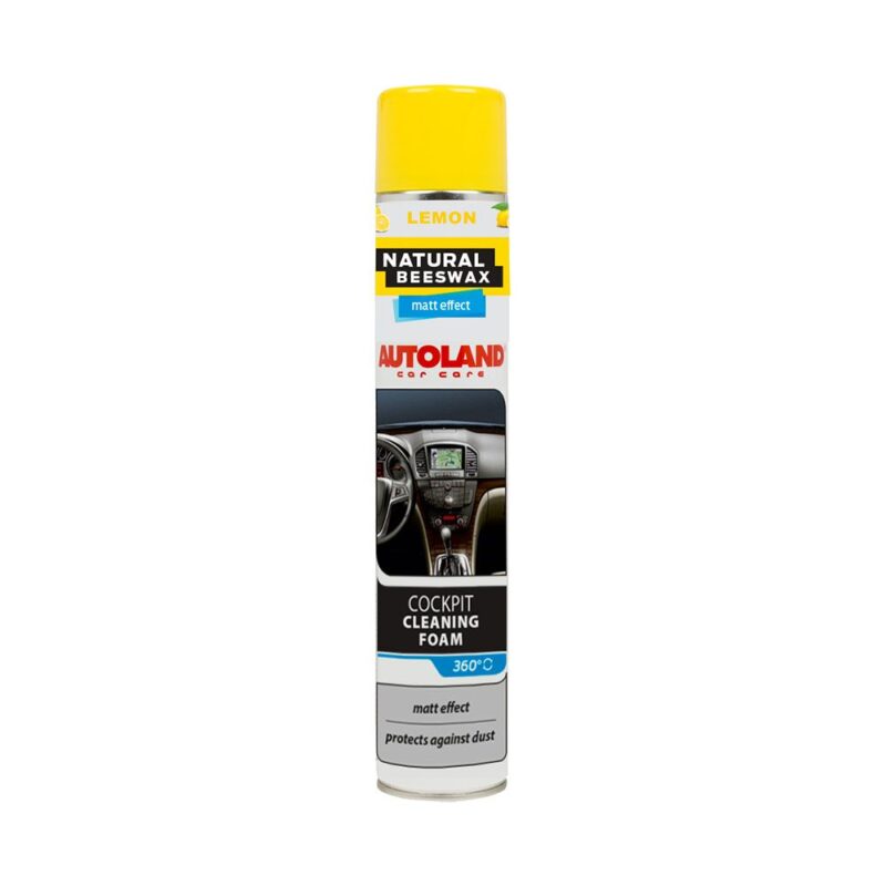 Καθαριστικό ταμπλό ματ Cockpit cleaner aerosol 750ml matt effect foam lemon € 13,9