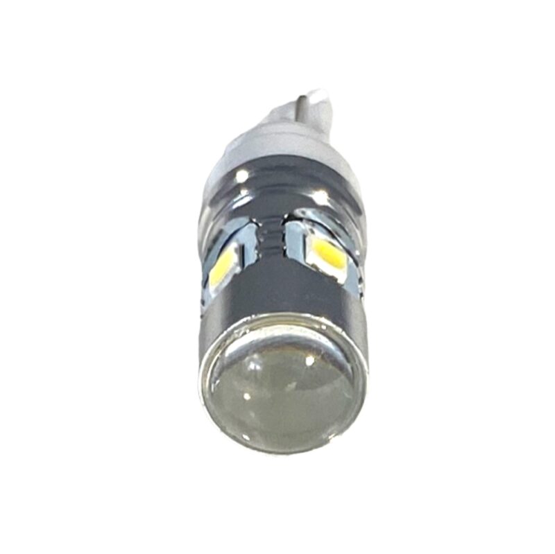 Led λάμπα T10 με 5 led 3030 και προτζέκτορα - 1τμχ. € 7,7