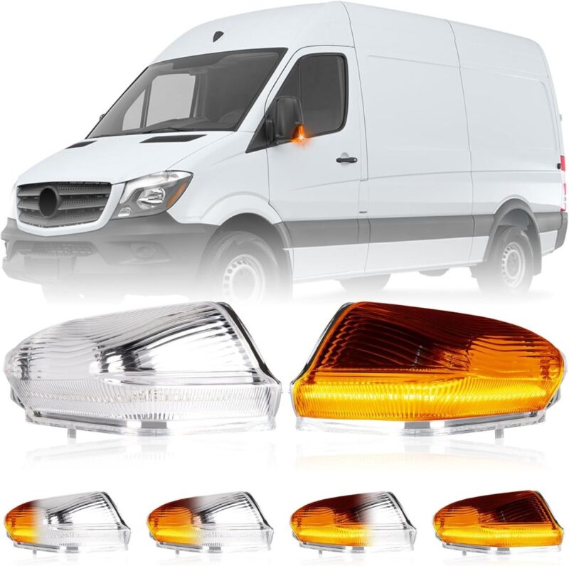 Τρεχούμενα led φλας για καθρέφτες για Mercedes Sprinter / VW Crafter (2006-2021) chrome - 2τχμ. € 52,1