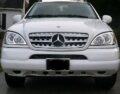 Μάσκα για Mercedes ML W163 (W164 design) (1998-2005) - χρώμιο € 224,9