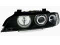 Φανάρια εμπρός angel eyes CCFL για BMW E39 (1995-2003) - μαύρα , με λάμπες (Η1) - σετ 2τμχ. € 391,1