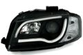 Φανάρια εμπρός led Light Bar Design για Audi A3 (2003-2008) -μαύρα , με λάμπες (Η1) - σετ 2τμχ. € 451,1