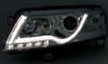 Φανάρια εμπρός led lightbar για Audi A6 4F (2004-2008) - chrome , με λάμπες (Η1) - σετ 2τμχ. € 493,7