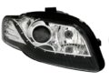 Φανάρια εμπρός led για Audi A4 B7 (2004-2008) - chrome για εργοστασιακά xenon , χωρίς λάμπες (Η7) - σετ 2τμχ. € 629,9