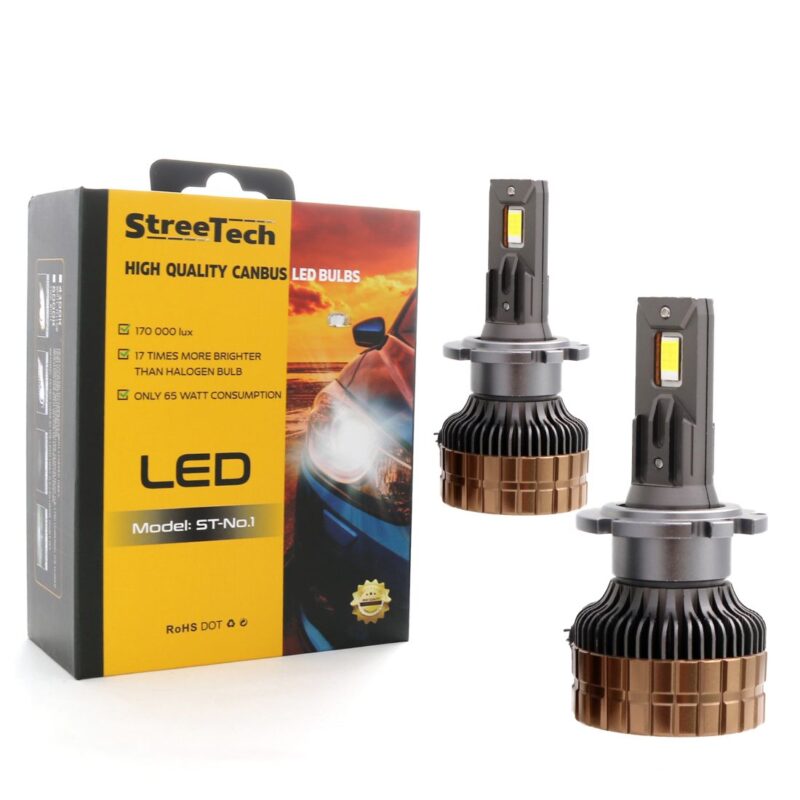 Led λάμπες D1S / D2S / D2R / D3S / D4S μοντέλο STN1 για μεσαία ή μεγάλα φώτα, 55 Watt - CANBUS 6000K - 1400% πιό έντονη φωτεινότητα 2τμχ. € 101,9