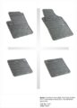 Λαστιχένια πατάκια Frogum για FIAT 500 / 500C (2007+) / Panda (2003-2012) / FORD Ka (2008-2016) - 4τμχ.