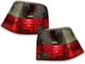 Πίσω φανάρια Vw Golf IV  (1997-2003)  - μαύρα - σετ 2τμχ.