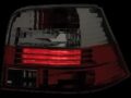 Πίσω φανάρια Vw Golf IV  (1997-2003)  - μαύρα - σετ 2τμχ.