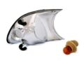 Φλας δίπλα στο φανάρι BMW E46 coupe / cabrio (2001-2003)  φιμέ - σετ 2τμχ.