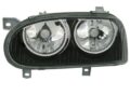 Φανάρια εμπρός για Vw Golf III - μαύρα , με λάμπες (Η1) - σετ 2τμχ.