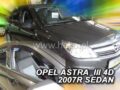 Ανεμοθραύστες για Opel Astra H (2004-2012) 5 πορτο - 4 τμχ. εμπρός και πίσω