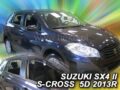 Ανεμοθραύστες για Suzuki SX4 II S-Cross (2013+) 5 πορτο - 4 τμχ εμπρός και πίσω
